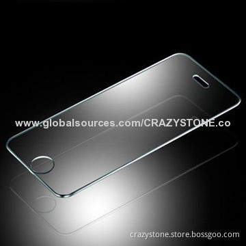 Tempered-glass screen protector for iPhone 4/5